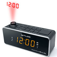 Clockradio m/projektor (0,9tm LED) Muse M-188