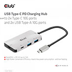 Club 3D CSV-1543 USB Hub (2xUSB-A/2xUSB-C)