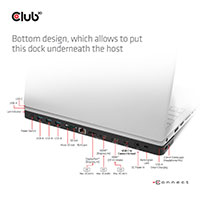 Club 3D Dockingstation 120W 11 port (HDMI/DisplayPort/USB-C/USB-A/RJ45)