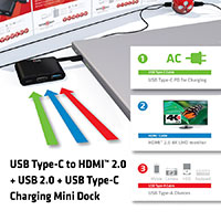 Club 3D MiniDock (USB-C/HDMI/USB-A)