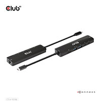 Club3D 6-i-1 USB-C Dock - 100W (USB-C/USB/HDMI/RJ45)