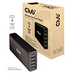 Club3D USB-C lader 111W PD (4xUSB-A/1xUSB-C)