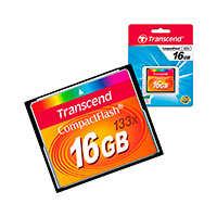 CompactFlash kort (16GB) Transcend