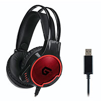 Conceptronic ATHAN01B Gaming Headset - 2m (USB-A)