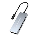 Conceptronic DONN22G 100W PD USB-C Dock (HDMI/USB-A/USB-C/RJ45/AUX)