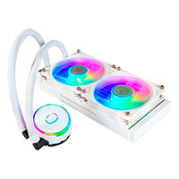 CoolerMaster WAK MasterLiquid PL240 FLUX RGB CPU Vandkling 120mm (2xBlser)