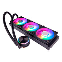 CoolerMaster WAK MasterLiquid PL360 FLUX RGB CPU Vandkling 120mm (3xBlser)