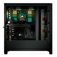 Corsair iCUE 4000X PC Kabinet m/RGB (ATX) Sort