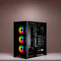 Corsair iCUE 4000X PC Kabinet m/RGB (ATX) Sort