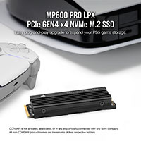 Corsair MP600 PRO LPX SSD Harddisk 500GB - M.2 PCIe 4.0 (NVMe)