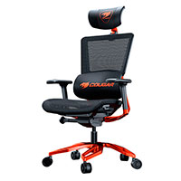 Cougar Gamer stol (PU-læder) Sort/Orange - Argo