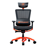 Cougar Gamer stol (PU-læder) Sort/Orange - Argo