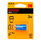 CR123A batteri 3V (Lithium) Kodak Max 123LA