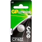 CR1632 batteri 3V (Lithium) GP - 1-Pack