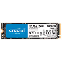 Crucial SSD P2 Harddisk 1TB - M.2 PCIe (NVMe)