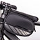 Cykeltaske til ramme m/aftagelig mobiltaske (vandtt)