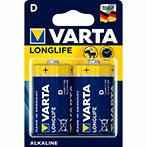 D batterier (Longlife) Varta - 2-Pack