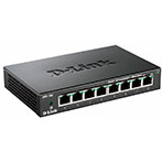 D-Link DES-108/E Netværk Switch 8 port - 10/100 Mbps (4,5W)