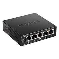 D-Link DGS-1005P Netvrksswitch 5 Port (PoE+)