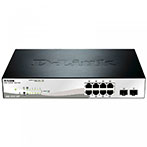 D-Link DGS-1210-10P Smart+ Netværksswitch 8 Port (PoE+/SFP)