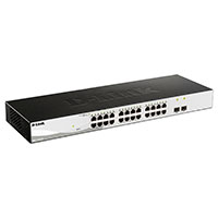 D-Link DGS-1210-26 M RM Netvrk Switch 26 port - 10/100/1000 Mbps (15,11W)