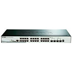 D-Link DGS-1510-28P/E PoE M Netværk Switch 24 port - 10/100/1000 Mbps (238,7W)