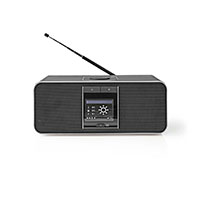 DAB+/Internet radio 42W (m/Bluetooth) Nedis RDIN5005BK