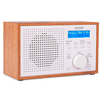 DAB+ radio (alarm/FM) Hvid - Denver DAB-46