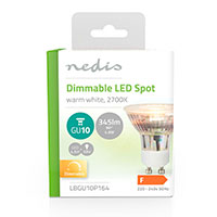 Dmpbar LED spot pre GU10 Glas - 4,5W (33W) 2700K