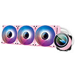 Darkflash DX360 V2.6 CPU Vandkling m/RGB 120mm (3xBlsere) Pink