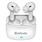 Defender Twins 903 Bluetooth In-Ear Earbuds (4 timer) Hvid
