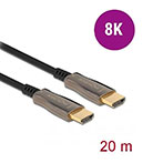 DeLock HDMI 2.1 Kabel - 20m Aktivt (8K/60Hz)
