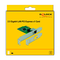 DeLock PCI-Express Netvrkskort 2500 Mbps (1x RJ45)