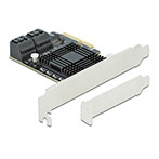 DeLock SATA PCI Express x4 Kort (5 port)