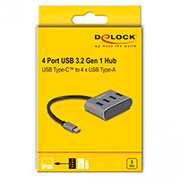 DeLOCK USB-C Hub 5Gbps (4xUSB-A)