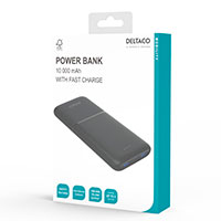 Deltaco 20W PD Powerbank 10.000mAh (USB-A/USB-C)
