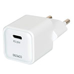 Deltaco 20W PD USB-C Mini Vægoplader (USB-C)