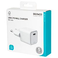 Deltaco 20W PD USB-C Mini Vgoplader (USB-C)