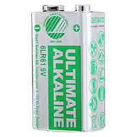 Deltaco 9V Batteri Ultimate Alkaline - 1pk