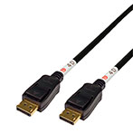 Deltaco DP40 DisplayPort 2.1 Kabel - 0,5m (Han/Han)