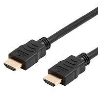 Deltaco Flexible HDMI Kabel - 2m (4K UHD) Sort
