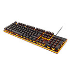 Deltaco Gaming Tastatur m/Orange Backlight (Membran) Sort