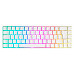 Deltaco Gaming WK95B Trådløs 65% Tastatur m/RGB (Kailh Brown) Hvid