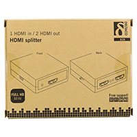 Deltaco HDMI Splitter (1xHDMI/2xHDMI)