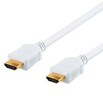 Deltaco High-Speed Premium HDMI Kabel m/Ethernet - 1m (4K UHD) Hvid