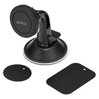 Deltaco Magnetisk Smartphone Bilholder (Sugekop)