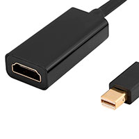Deltaco Modular HDMI Adapter Ring (USB-C/DP/Mini DP/Mini HDMI/Micro HDMI)
