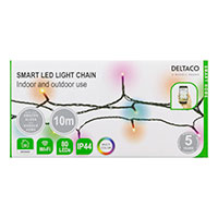 Deltaco Smart WiFi Lyskde 10m (80LED) RGB