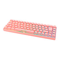 Deltaco Trdls Gaming Tastatur m/RGB (Mekanisk) Pink