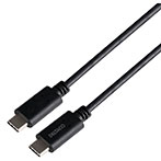 Deltaco USB-C Kabel 100W - 1m (USB-C/USB-C) Sort